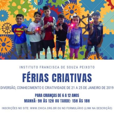 Oficina de Férias – Robótica Criativa