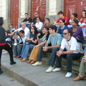 Aula sobre patrimônio arquitetônico de Cataguases