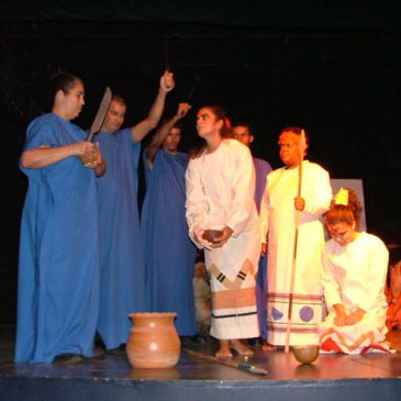 Esquete mostra no Teatro Rosário Fusco tema da história