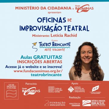 Oficinas Gratuitas “Introdução à Improvisação Teatral”.